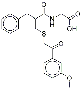 Thiorphan-d7 Methoxyacetophenone Derivative Struktur