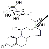 11β,17-Dihydroxy-3,20-dioxopregn-4-en-21 Struktur