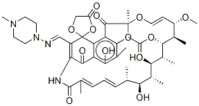 3-[(4-Methyl-1-piperazinylliMino)Methyl] RifaMycin O Struktur