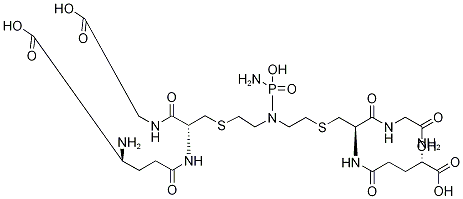 2,2'-[[(aMinohydroxyphosphinyl)iMino]di-2,1-ethanediyl]bis[L-γ-glutaMyl-L-cysteinylglycine]-d4 Struktur