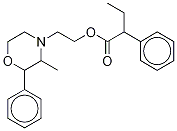 α-Ethylbenzeneacetic Acid2-(3-Methyl-2-phenyl-4-Morpholinyl)ethyl Ester-d4 Struktur