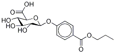 Propyl Paraben 4-Glucuronide Struktur