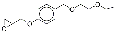 [[4-[[2-(1-Methylethoxy)ethoxy]methyl]phenoxy]methyl]-oxirane-d5 Struktur