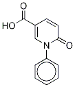 5-Carboxy-N-(phenyl-14C6)-2-1H-pyridone Struktur