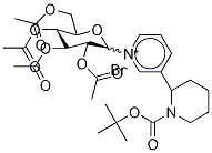 N-tert-Butoxycarbonylanabasine D-Glucose-2,3,4,6-tetraacetate Bromide Struktur