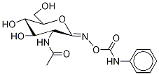 (E)-O-(2-Acetamido-2-deoxy-D-glucopyranosylidene)amino N-Phenyl-d5-carbamate Struktur