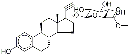 Ethynyl Estradiol 17--D-Glucuronide Methyl Ester Struktur