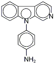 9-(4’-Aminophenyl)-9H-pyrido[3,4-b]indole-d4 Struktur