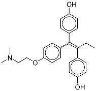 (E/Z)-4,4’-Dihydroxy Tamoxifen Struktur