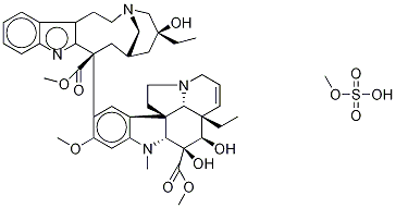 4-Desacetyl Vinblastine Methosulfate Struktur