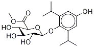 4-Hydroxy Propofol 1-O-β-D-Glucuronic Struktur