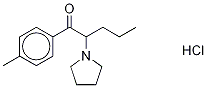 Pyrovalerone-d8 Hydrochloride Struktur