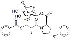 Zofenopril Acyl-β-D-glucuronide Struktur