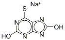 Thiouric Acid-13C3 Sodium Salt Dihydrate Struktur