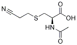 N-Acetyl-S-(2-cyanoethyl)-L-cysteine-d3 Struktur