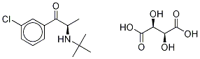 (S)-Bupropion L-Tartaric Acid Salt Struktur