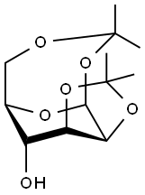 1,6,2,3-Di(isopropylidene) β-D-Mannose Struktur