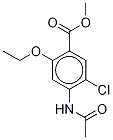 4-AcetaMido-5-chloro-2-ethoxy-benzoic Acid Methyl Ester-d5 Struktur