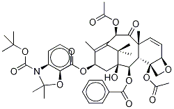 N-Desbenzoyl-N-tert-butoxycarbonyl-N,O-isopropylidene-6,7-dehydro Paclitaxel Struktur