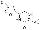 N-tert-Butoxycarbonyl (βR,5R)-β-AMino-3-chloro-4,5-dihydro-5-isoxazoleethanol Struktur