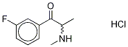 3-Fluoroephedrone Hydrochloride Struktur