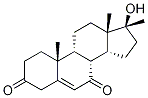 7-Oxo-3,5,6-dehydro Epiandrosterone-d3 Struktur