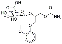 MethocarbaMol-d5 β-D-Glucuronide Struktur