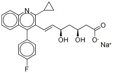 Pitavastatin-d5 SodiuM Salt Struktur