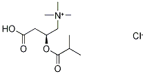 Isobutyryl L-Carnitine-d6 Chloride Struktur