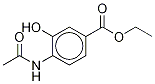 4-AcetylaMino-3-hydroxybenzoic Acid Ethyl Ester Struktur