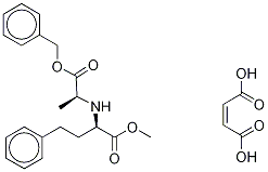 2S-[(1-Carboxyethyl)aMino]-benzenebutanoic Acid Methyl Benzyl Ester Maleate Struktur