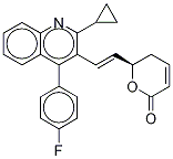 4-Dehydroxy-3-dehydro-pitavastatin-d5 Lactone Struktur