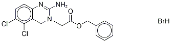 2-AMino-5,6-dichloro-3(4H)-quinazoline Acetic Acid Benzyl Ester HydrobroMide Struktur