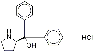 α,α-(Diphenyl-d10)-D-prolinol Hydrochloride Struktur