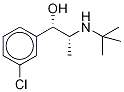 RAC ERYTHRO DIHYDROBUPROPION-D9 Struktur