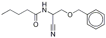 3-Benzyloxy-α-(N-butyryl-d3)-aminopropionitrile, 1216615-94-9, 結(jié)構(gòu)式