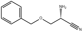 3-Benzyloxy-α-amino-propionitrile Struktur