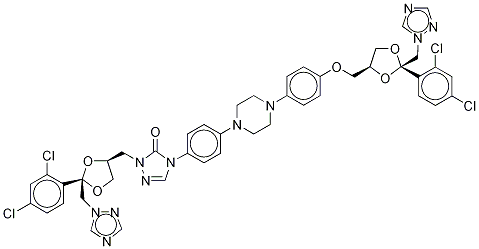 Itraconazole Didioxolonyl Impurity Struktur