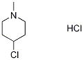 4-Chloro-1-Methylpiperidine-d4 Hydrochloride Struktur