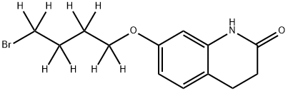 7-(4-BroMobutoxy)-3,4-dihydroquinolin-2-one-d8 Struktur