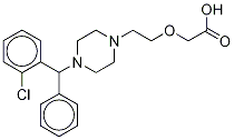 Cetirizine 2-Chloro IMpurity Dihydrochloride Struktur