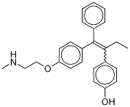 N-DesMethyl-4'-hydroxy TaMoxifen 
(E/Z Mixture) Struktur