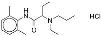 Etidocaine-d9 Hydrochloride Struktur