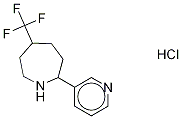 Hexahydro-2-(3-pyridinyl)-5-(trifluoroMethyl)-1H-azepine Hydrochloride Struktur