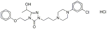 Hydroxy Nefazodone-d6 Hydrochloride Struktur