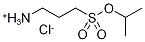 Isopropyl 3-AMinopropane-1-sulfonate Hydrochloride Salt Struktur