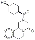 cis-Hydroxy Praziquantel-d5 Struktur