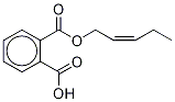 Mono(2Z-pentenyl) Phthalate Struktur