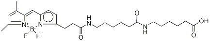 α-Bodipyethyl-ω-forMic Acid-di(N-pentyl ForMaMide) Struktur