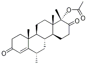 6,17a-DiMethyl-3,17-dioxo-D-hoMoandrost-4-en-17a-yl Acetate Struktur